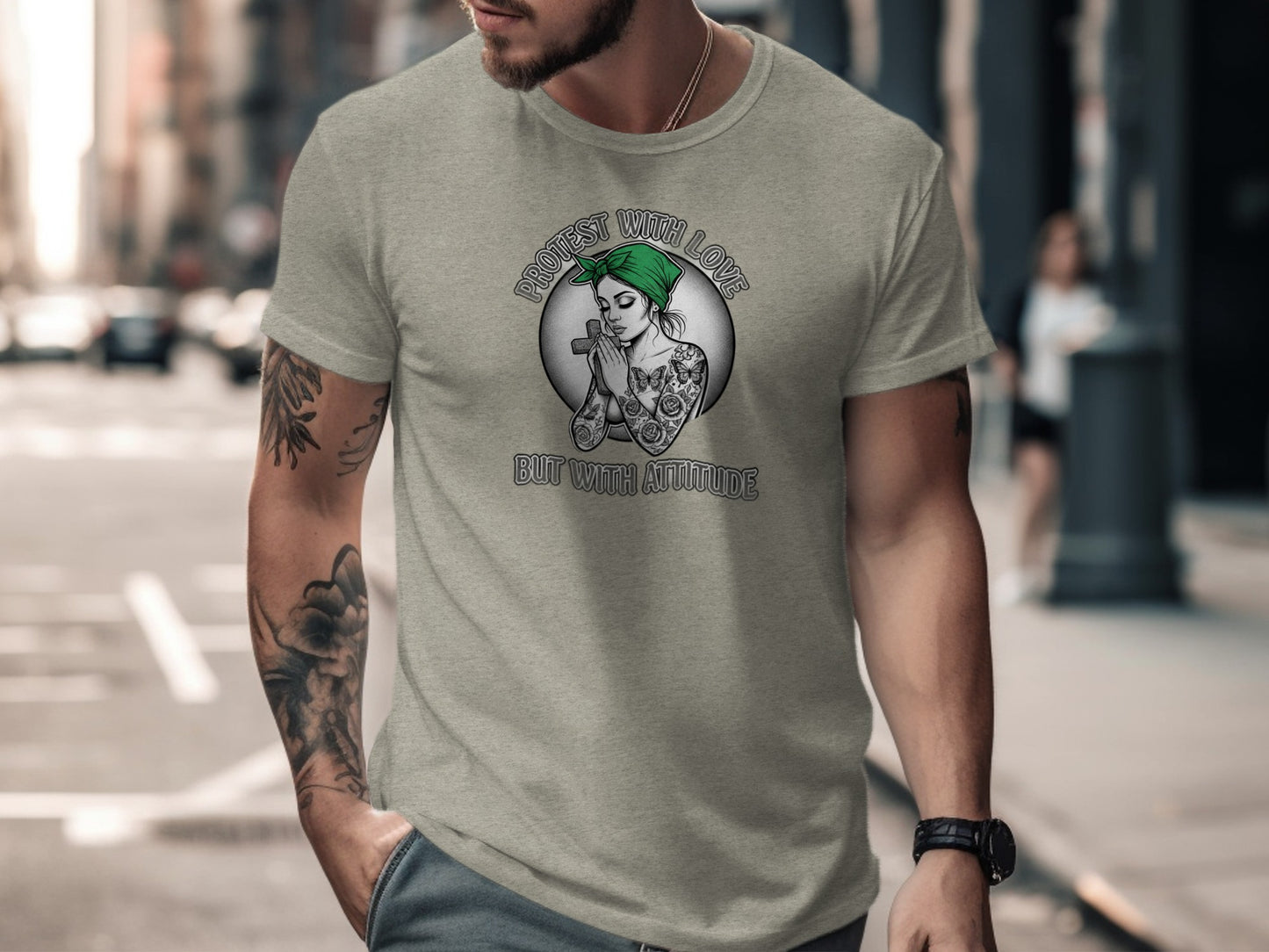 Resist With Love But With Attitude T-Shirt product