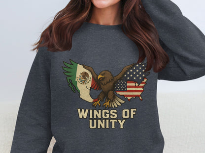 Wings of Unity American Mexican Flag Shirt product type