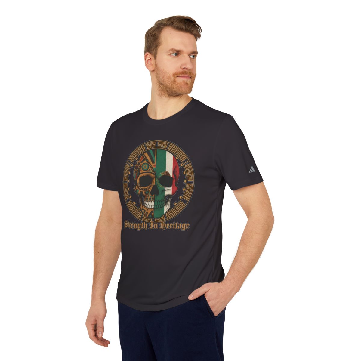 Strength In Heritage T-shirt with Skull Design