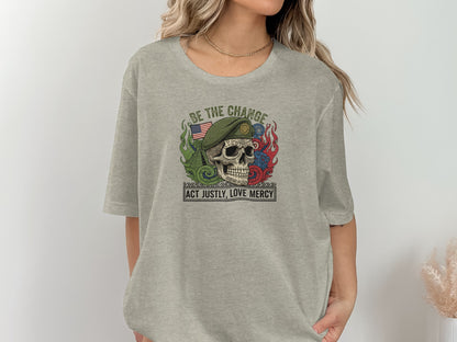Be The Change Act Justly Love Mercy Graphic Tee