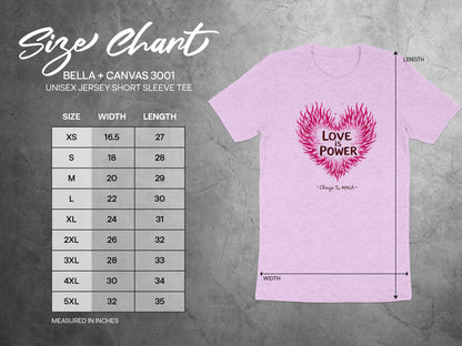 Love Is Power Chinga Tu MAGA Unisex Jersey Short Sleeve Tee