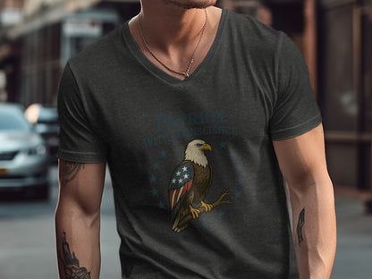 Patriot With Conscience Bald Eagle Design product