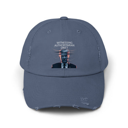Witnessing Authoritarian Drift Distressed Dad Hat product type