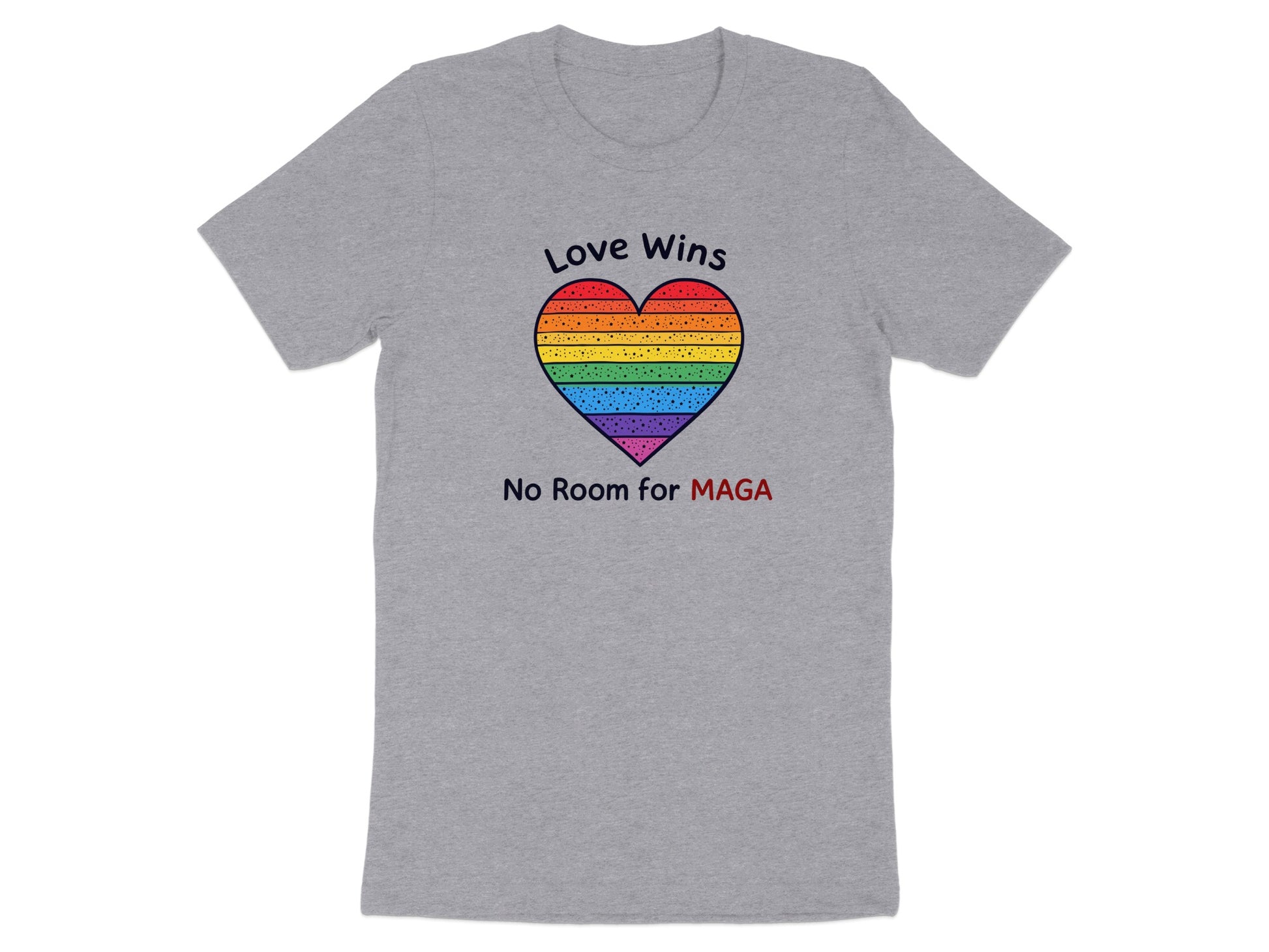 Love Wins No Room for MAGA Heart T-Shirt