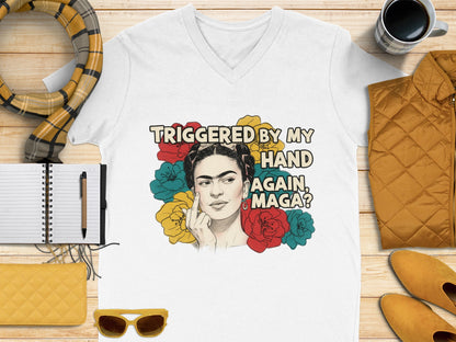 Triggered By My Hand Again MAGA Graphic Tee