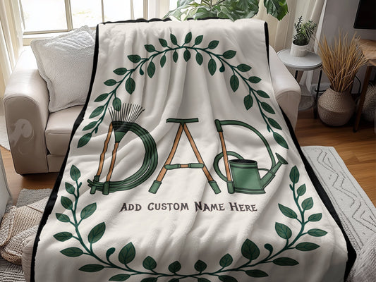 Dad Design Custom Text Cozy Blanket product