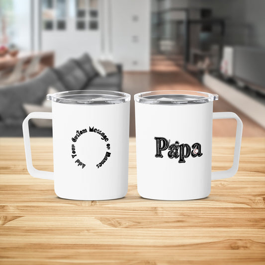Personalized Papa Design Coffee Mug Custom Message Product