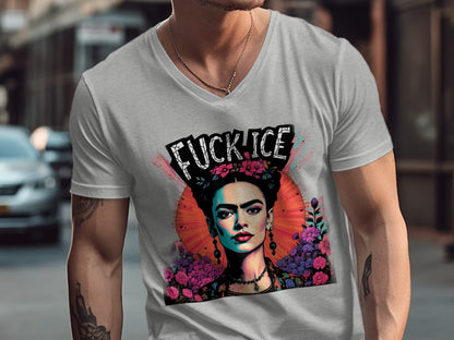 Colorful Artistic Portrait Graphic Tee