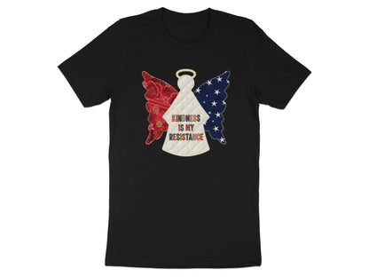 Kindness Is My Resistance Angel Design T-Shirt