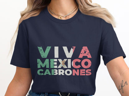 Viva Mexico Cabrones Graphic T-shirt product type