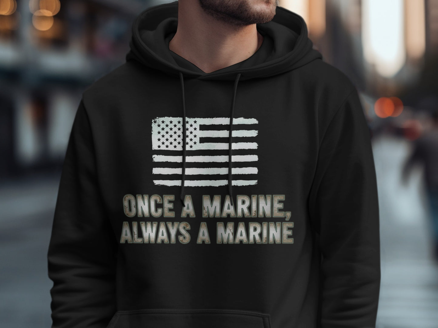 Once a Marine Always a Marine Hoodie