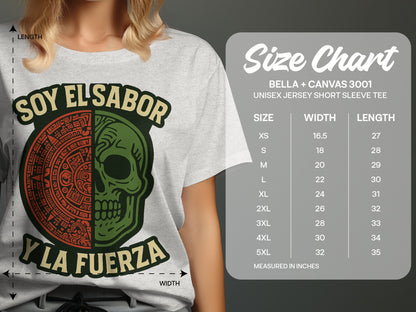 Soy El Sabor y La Fuerza Unisex Jersey Short Sleeve Tee product