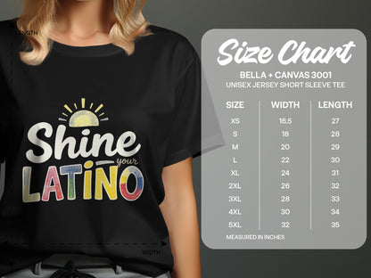 Shine Your Latino Graphic T-Shirt Unisex Shirt product type