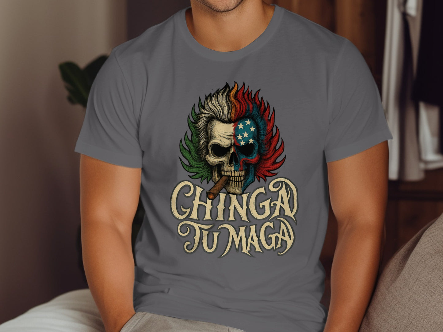 Chinga Tu Maga Graphic Tee for Unique Style product