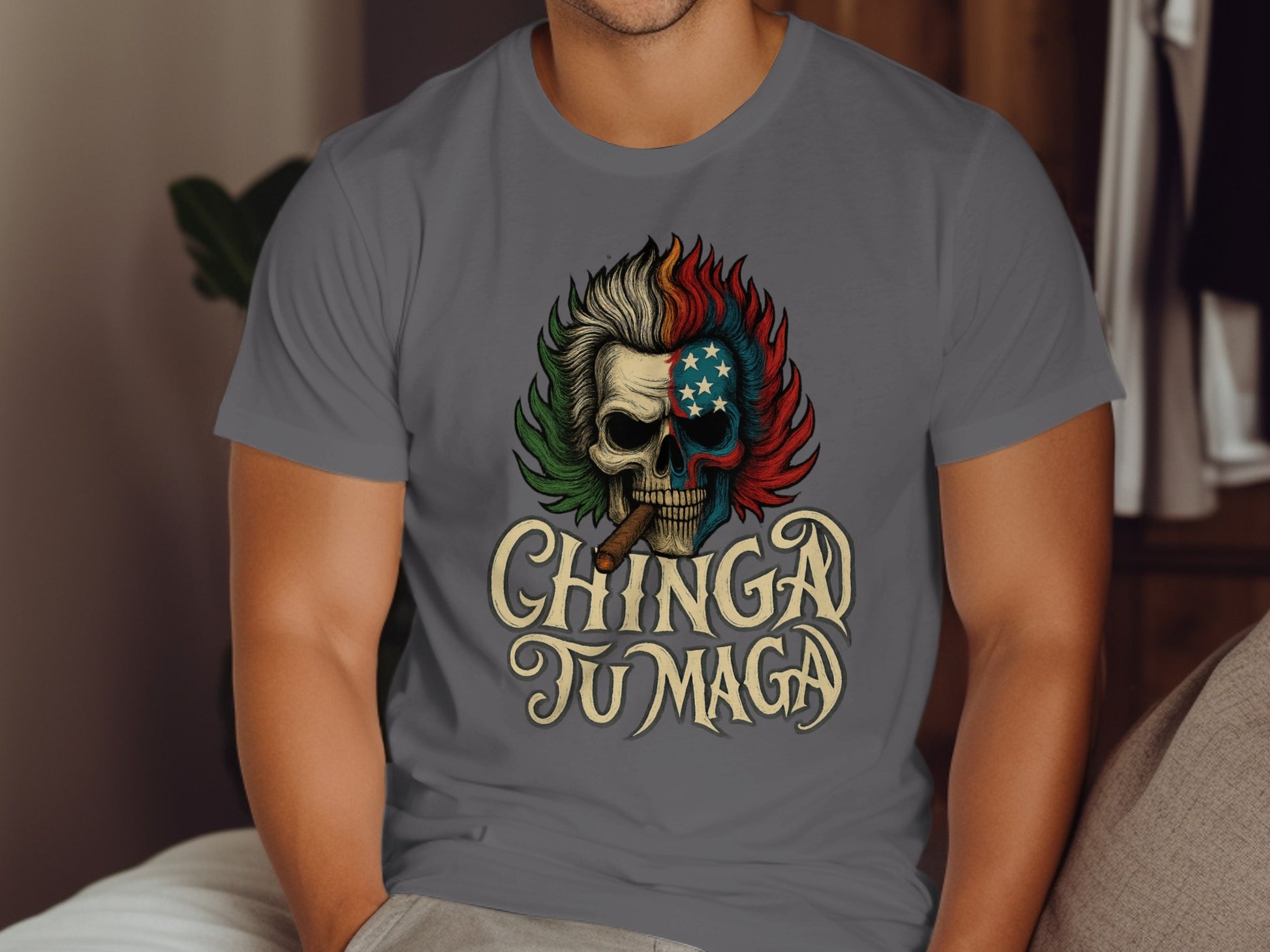 Chinga Tu Maga Graphic Tee for Unique Style product
