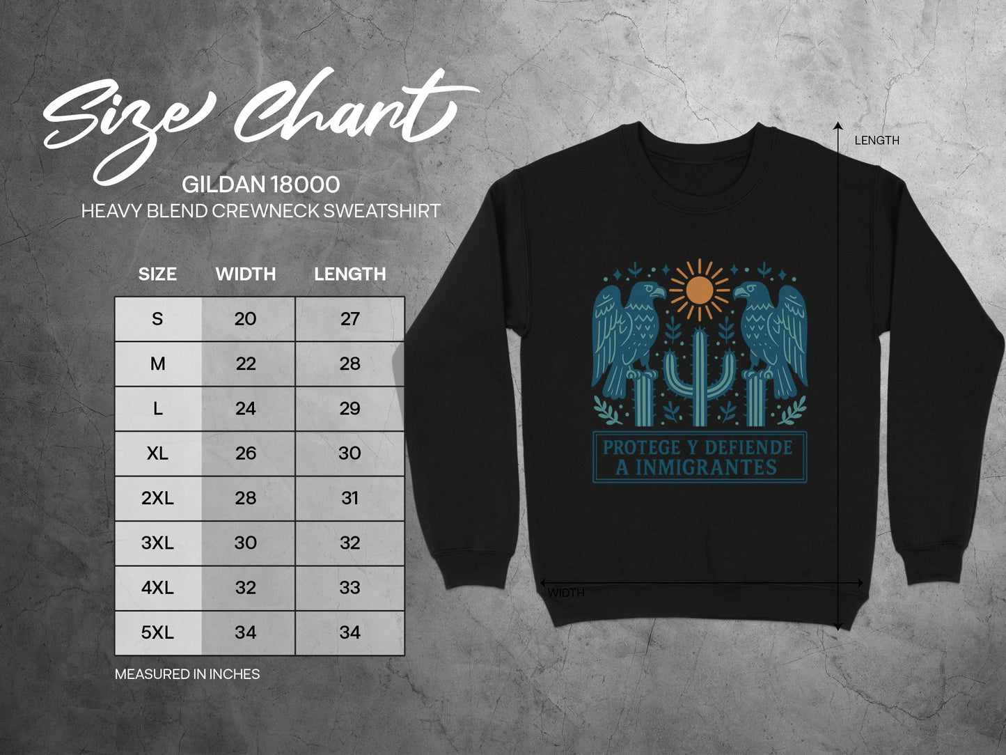 Protege Y Defiende A Inmigrantes Sweatshirt product type