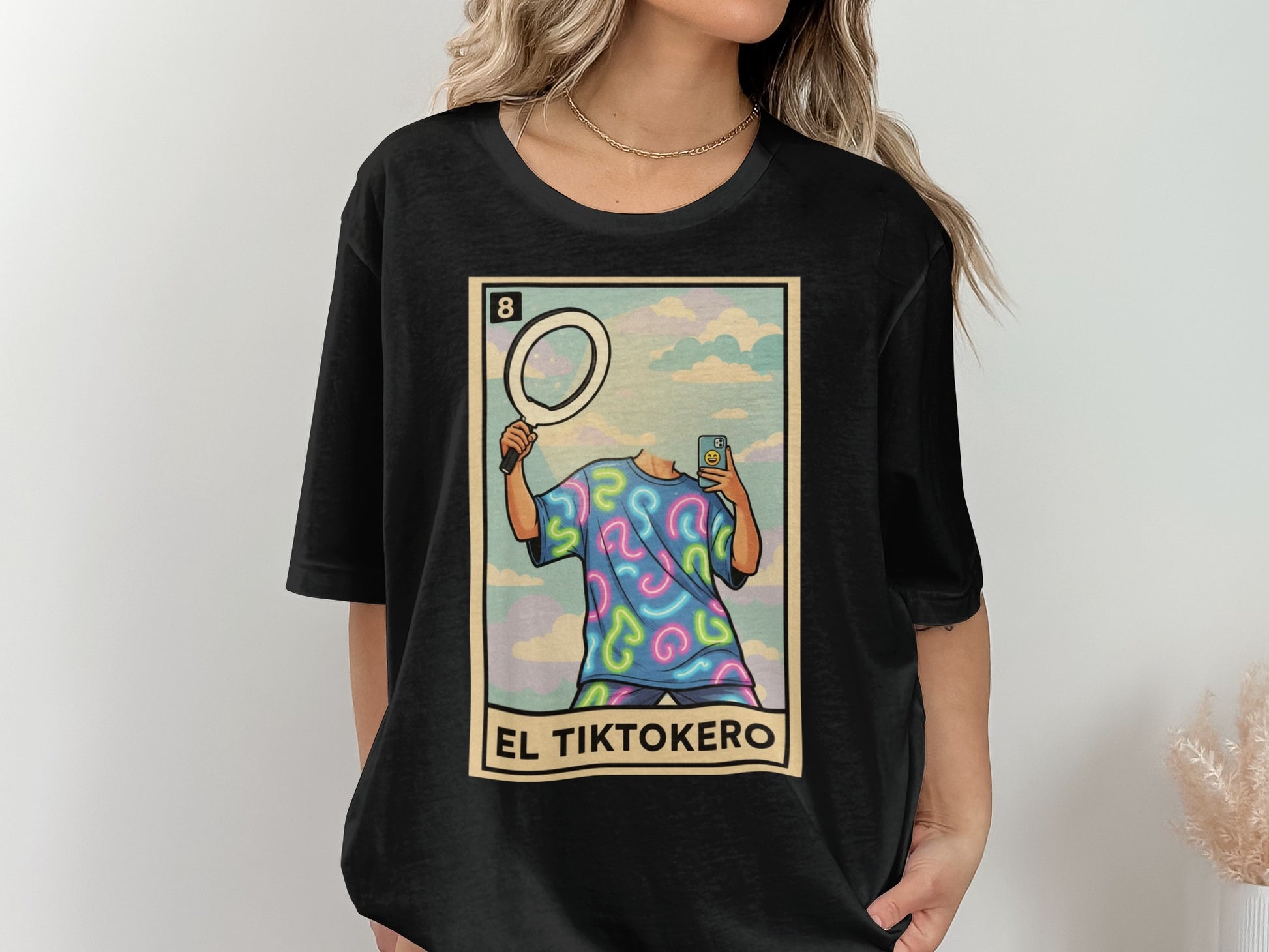El Tik Tokero Graphic Illustrated Art T-Shirt product