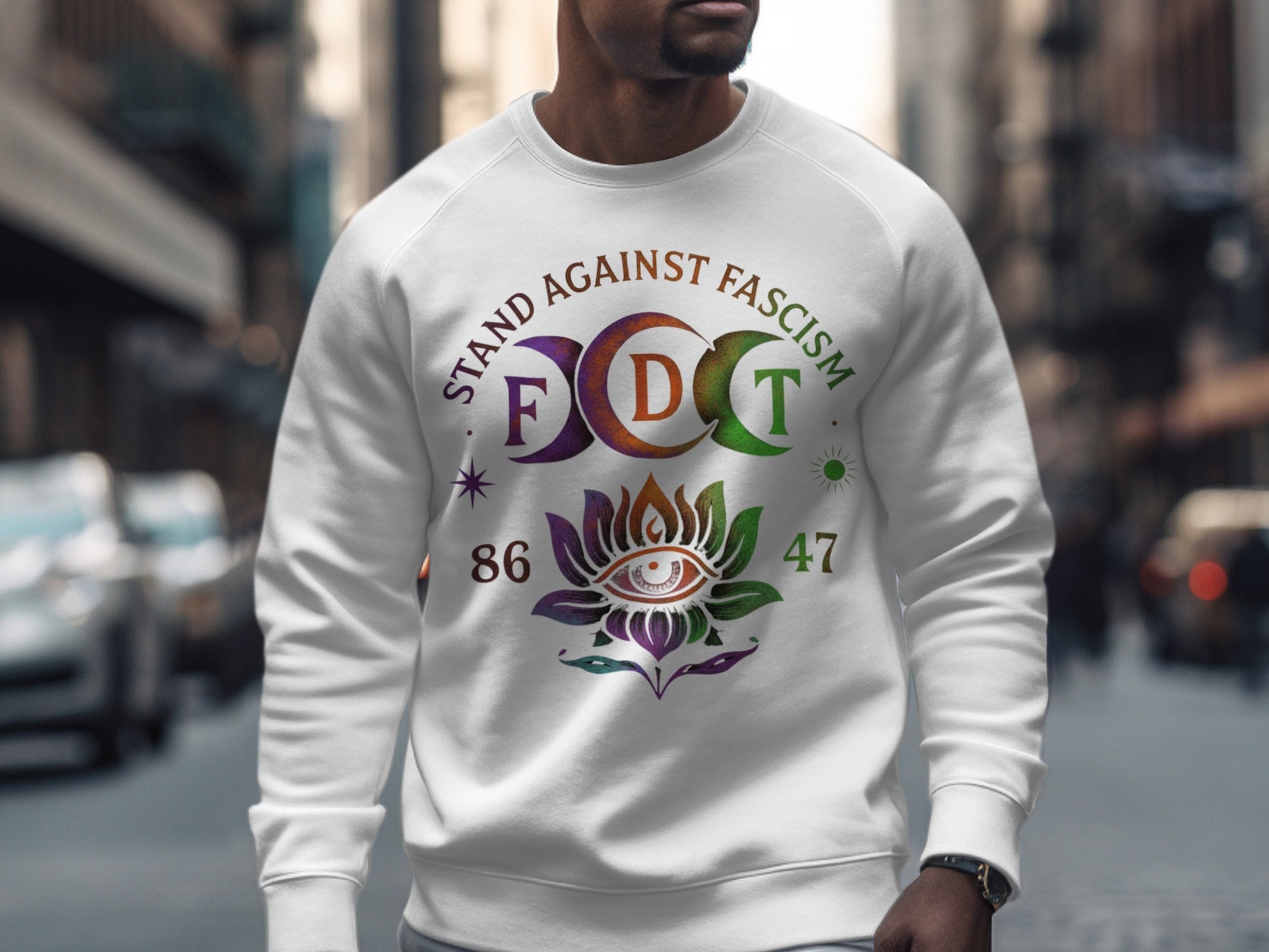 Stand Against Fascism FDCT 8647 Sweatshirt product