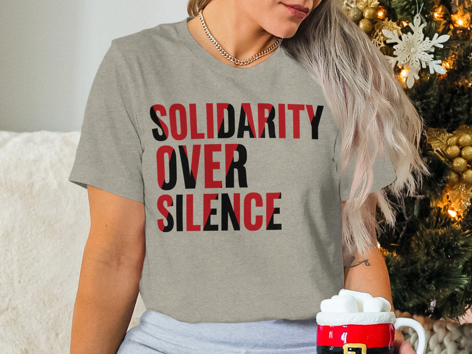Solidarity Over Silence Graphic Tee product