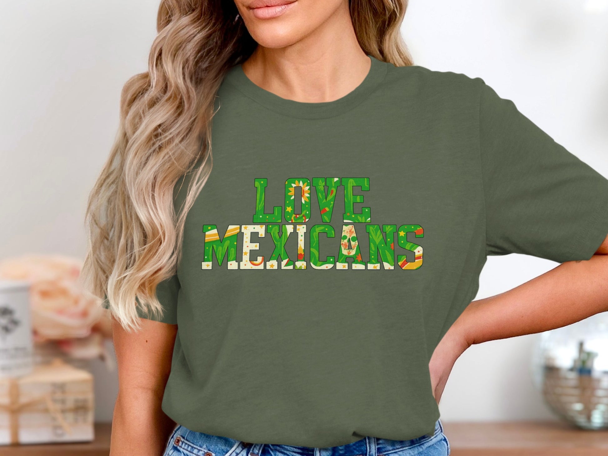 Love Mexicans Statement Graphic Tee product type
