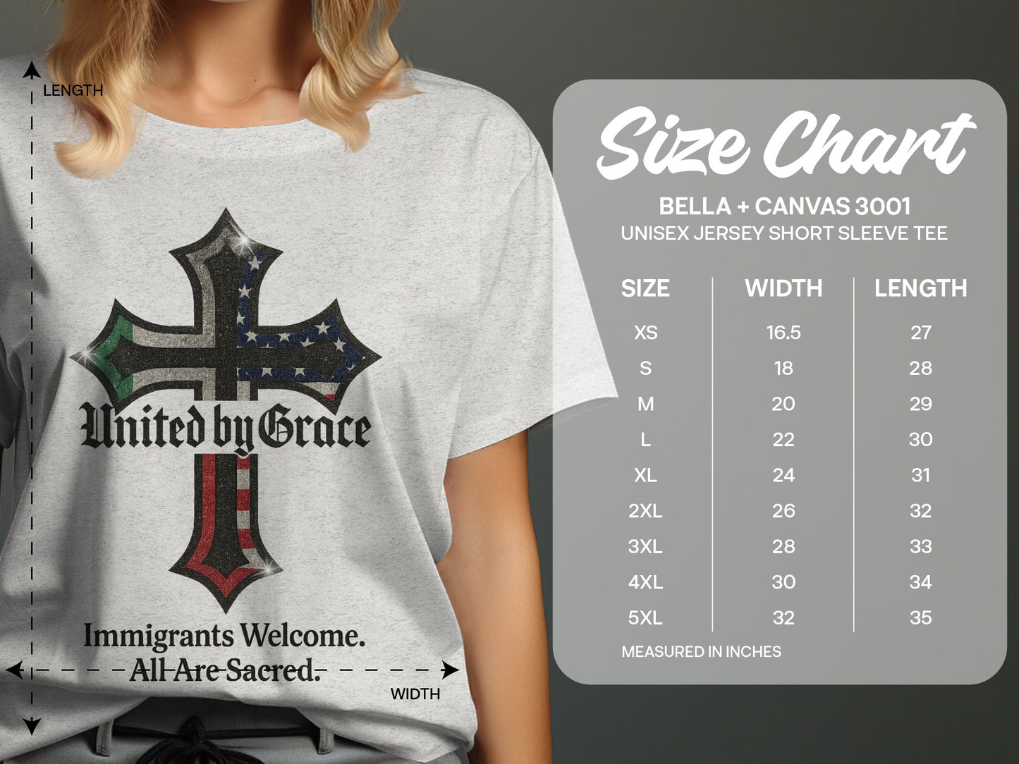 United by Grace Religious T-Shirt Short Sleeve product