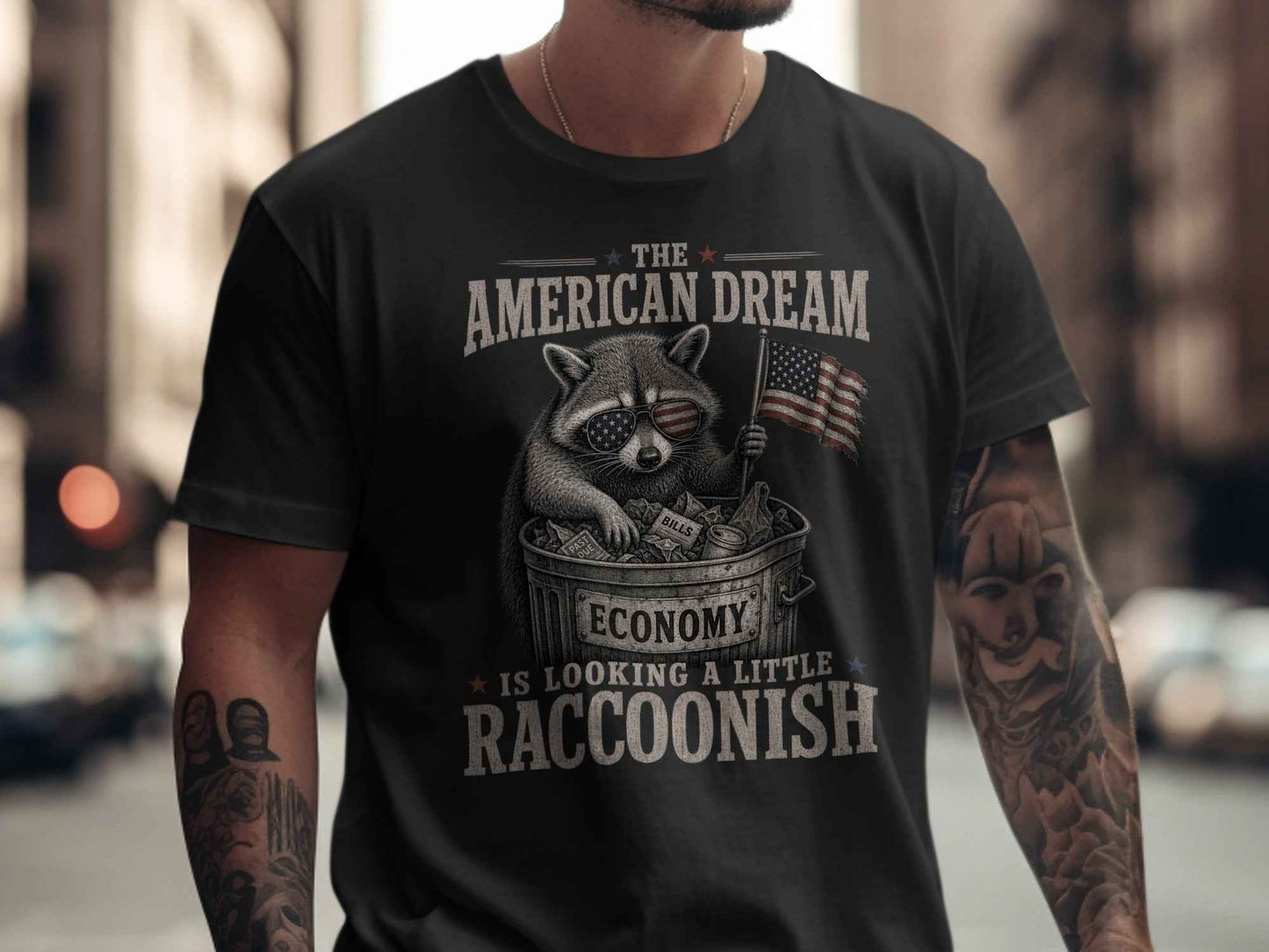 Raccoonish Dream Economy T-Shirt