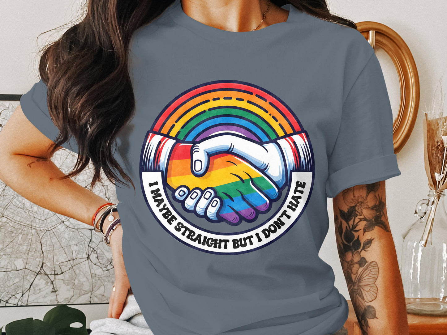 I Make Straight But I Don't Hate T-shirt product type