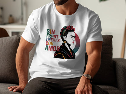 Sin Fronteras Con Amor graphic t-shirt product type