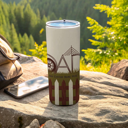 Outdoor Scenic Design Personalized Tumbler product type