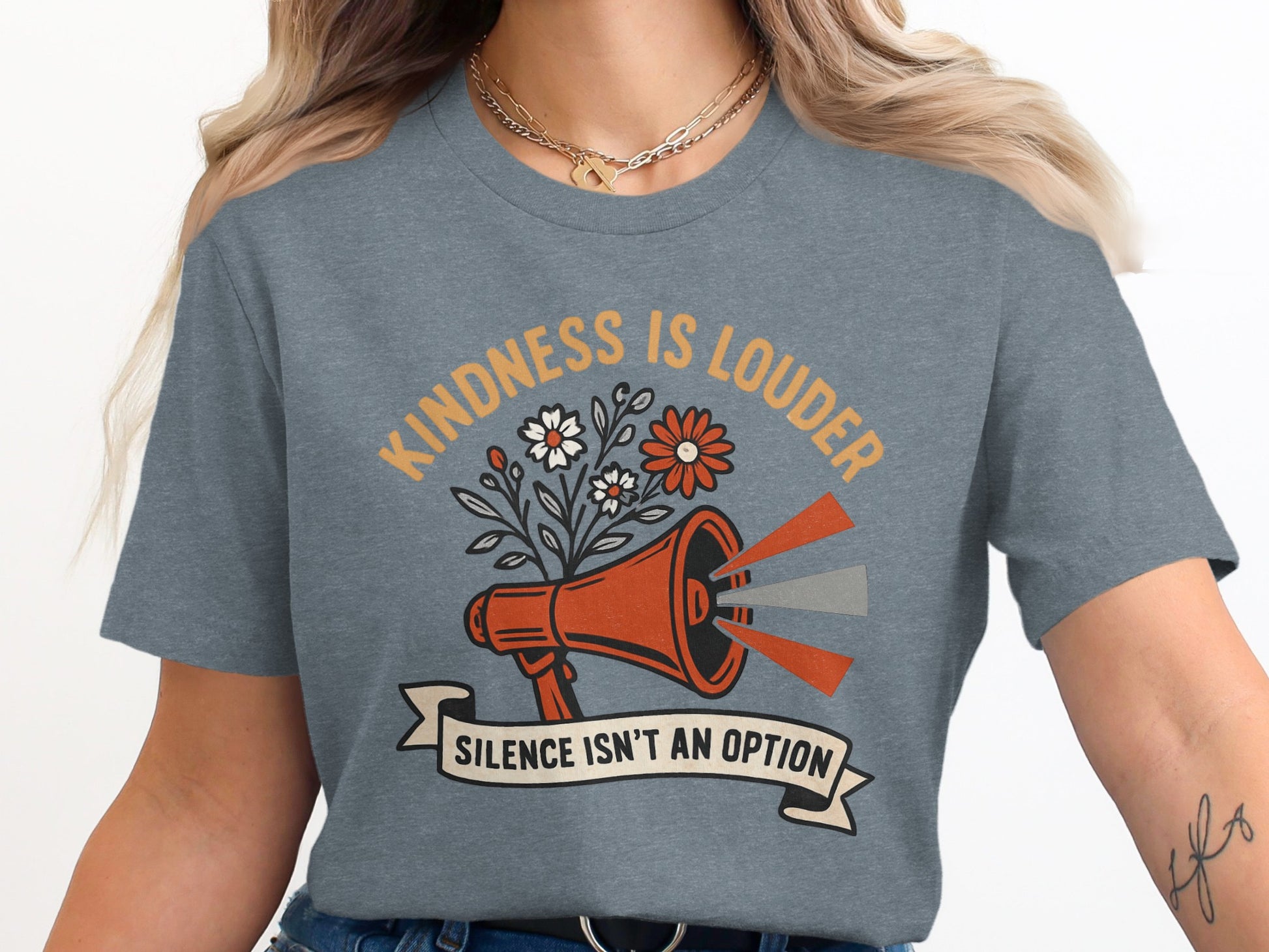 Kindness Is Louder Silence Isn't An Option t-shirt product