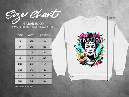 A Nation for All Graphic Crewneck Sweatshirt