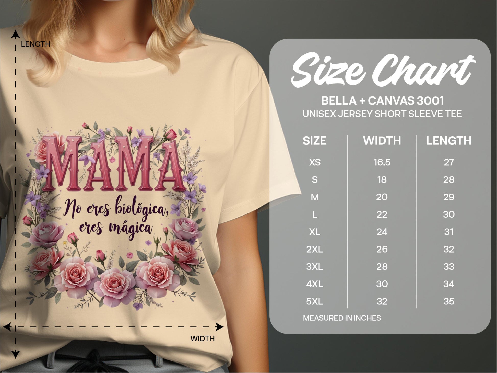 Mama Floral Graphic Unisex Jersey Short Sleeve Tee product type