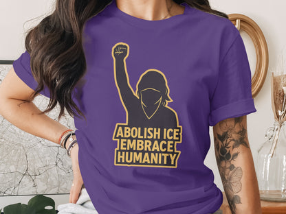 Abolish Embrace Humanity Graphic Tee product