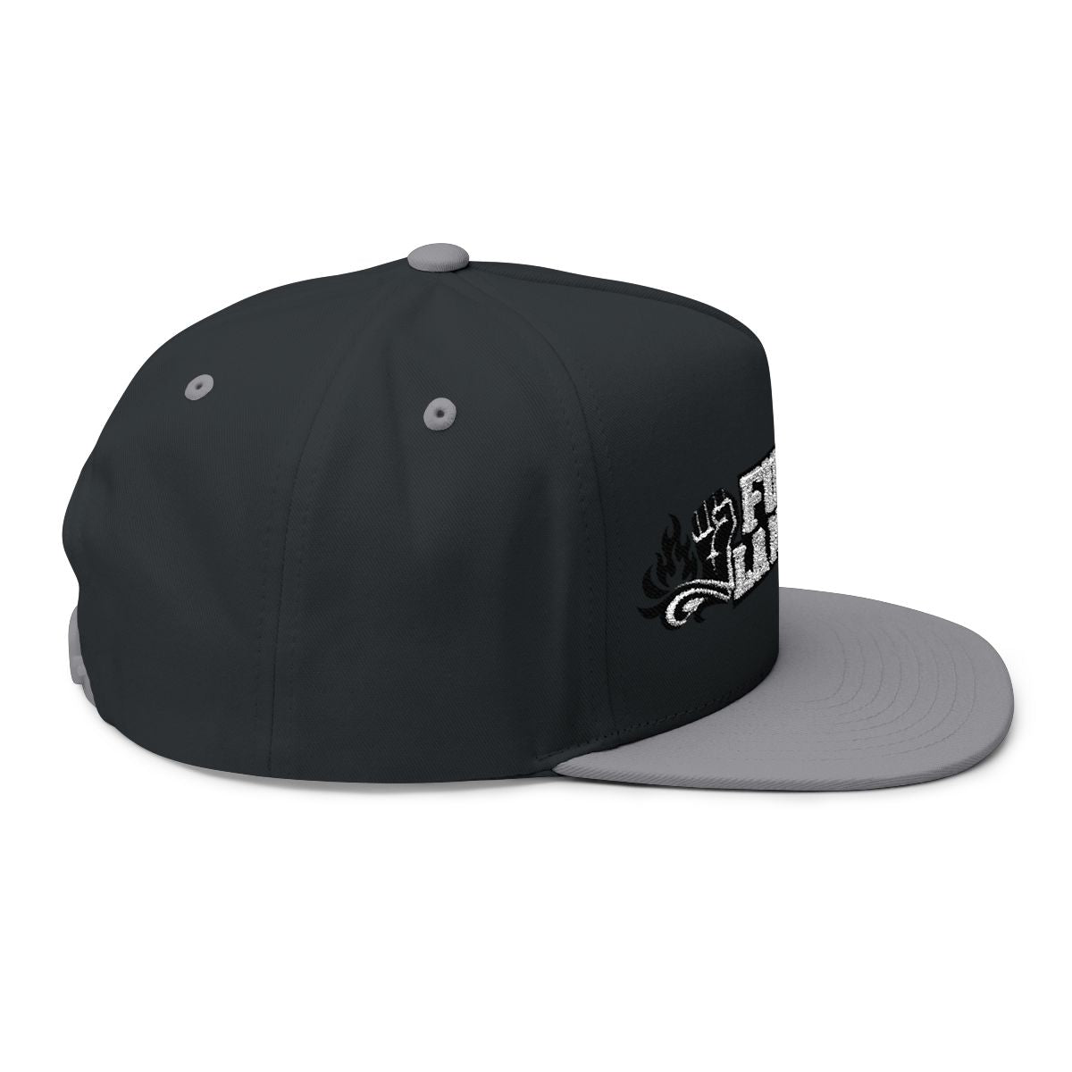 Bold Snapback Hat with Embroidered Logo Design