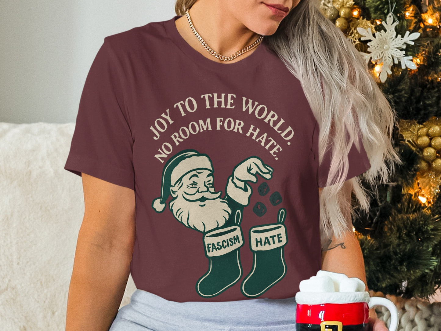 Joy to the World No Room for Hate T-shirt