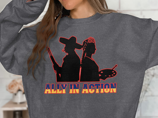 Ally in Action Graphic Oversized Sweatshirt