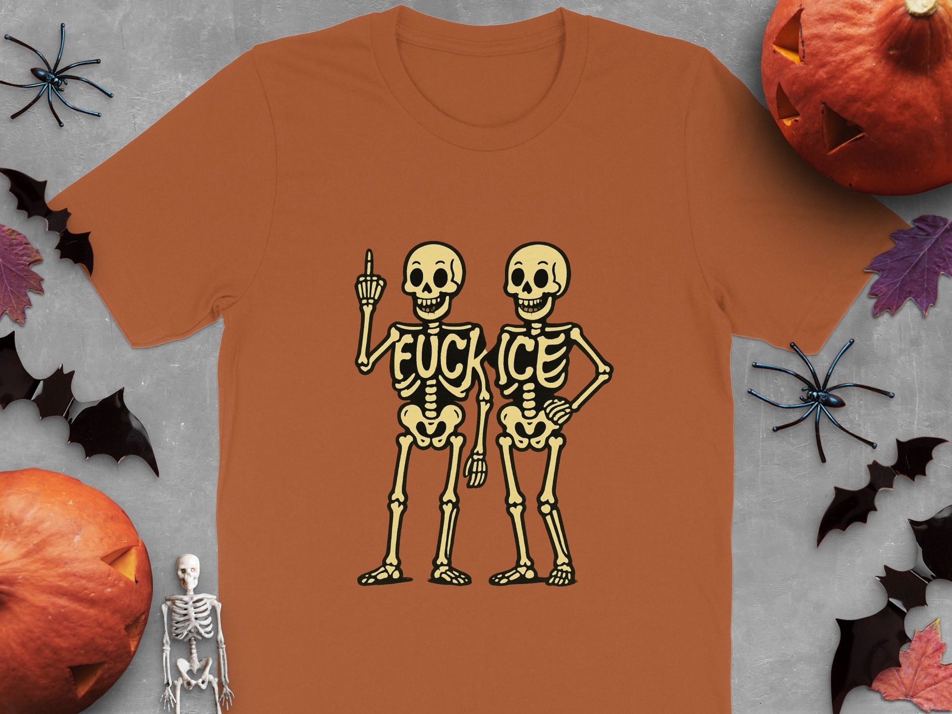 Halloween Skeleton Graphic T-Shirt Halloween product
