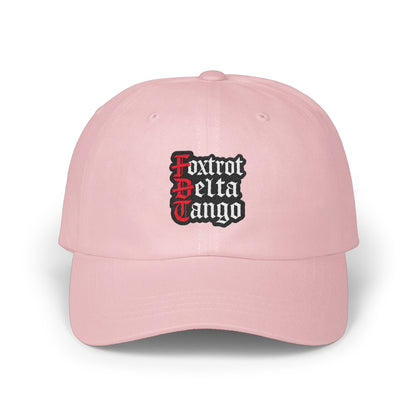 Stylish Foxtrot Delta Tango Embroidered Cap product type