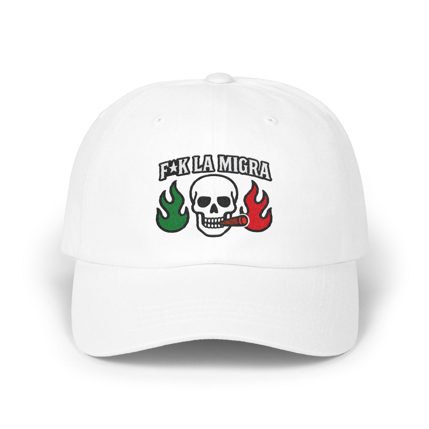 F*ck La Migra Skull Embroidery Unisex Hat product