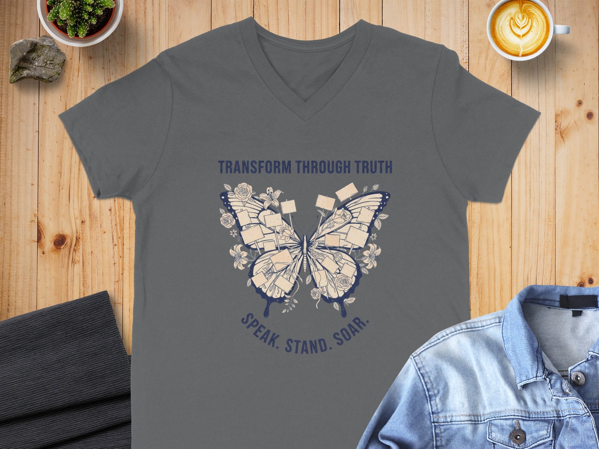 Transform Through Truth Butterfly T-Shirt