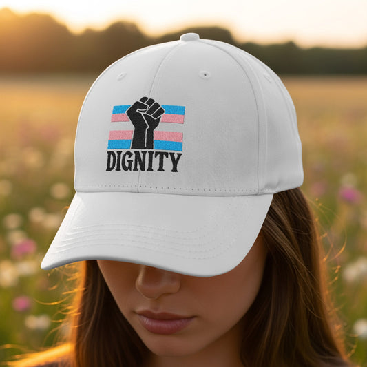 Dignity Pride Fist Design Printed Cap product type