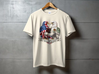 Protect Immigrants Foster Peace Eagle Design product