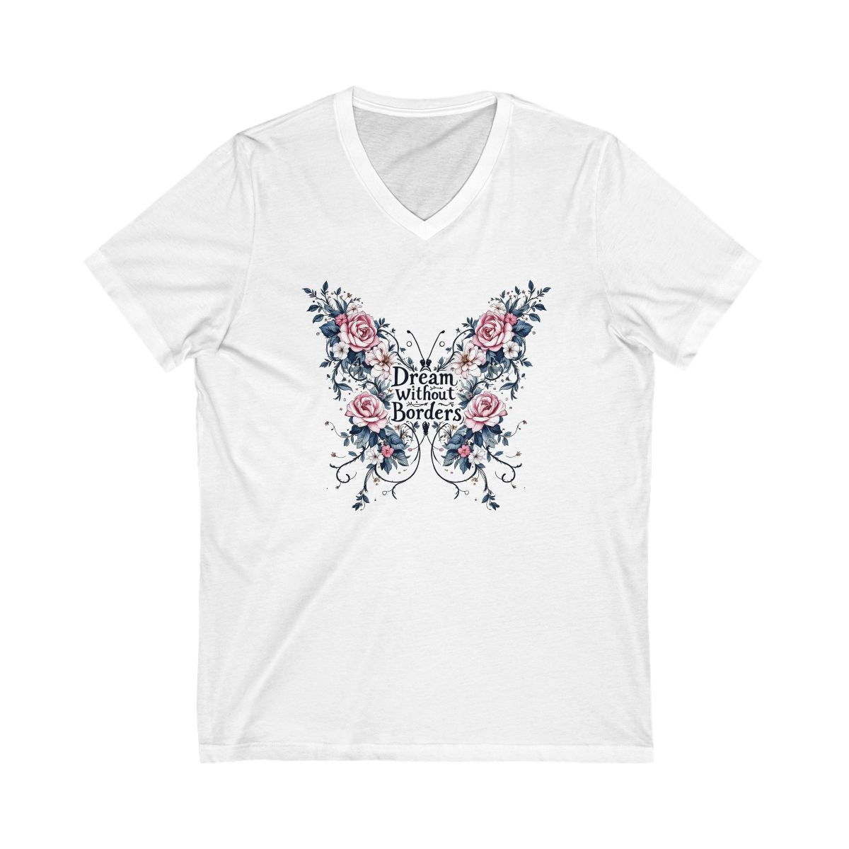 Dream Without Borders Butterfly Graphic T-Shirt product