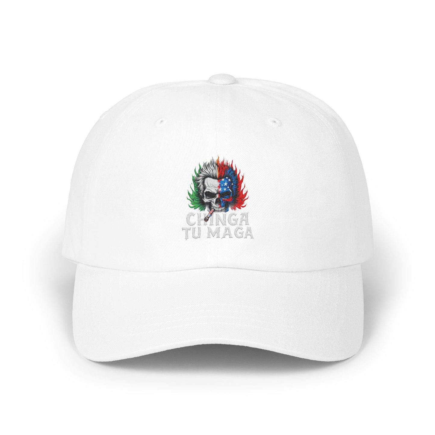 Unique Design White Color Graphic Baseball Cap product