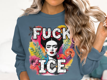 Bold Artistic Graphic Sweatshirt With Unique Statement