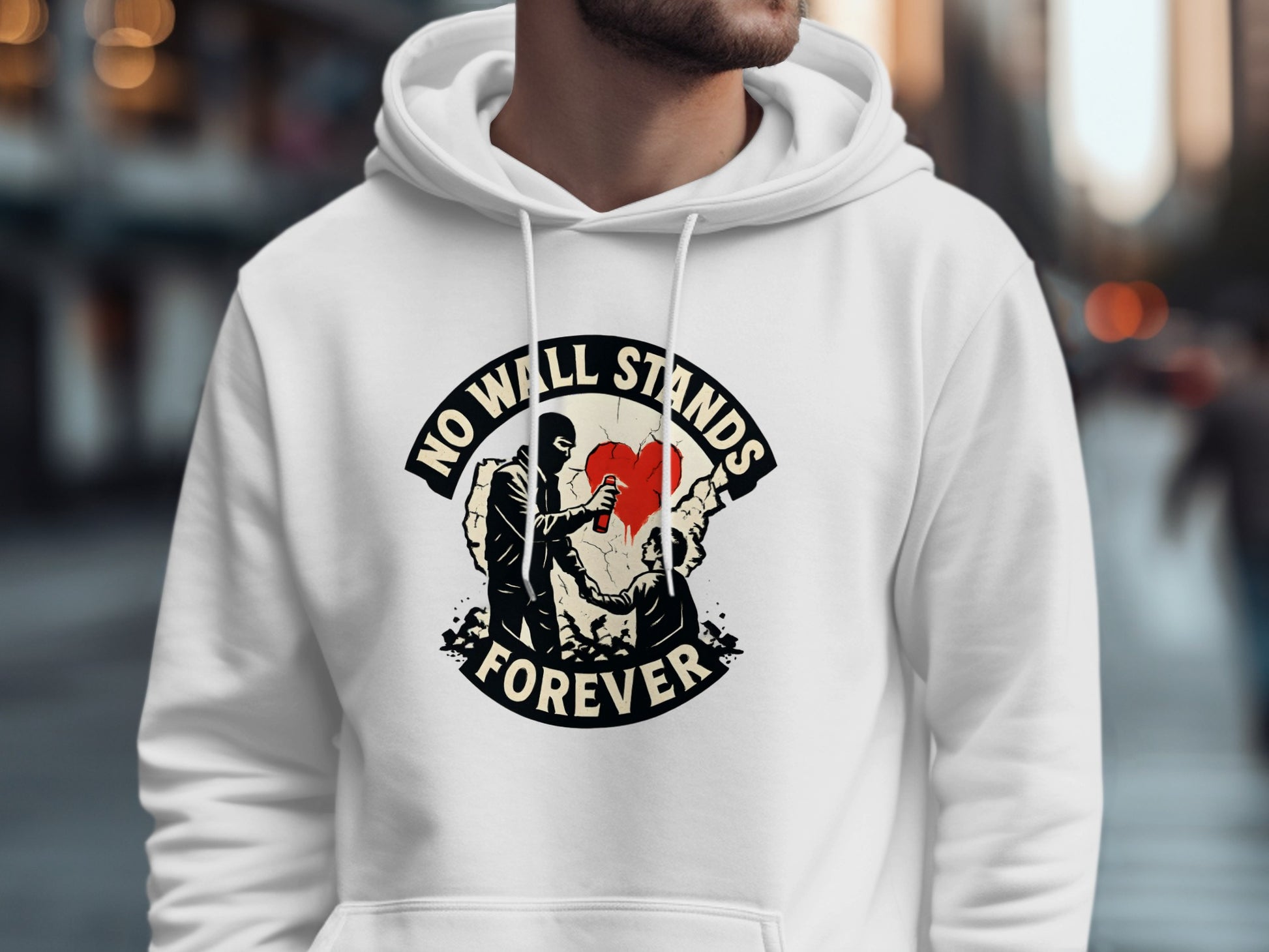 No Wall Stands Forever Graphic Hoodie product type