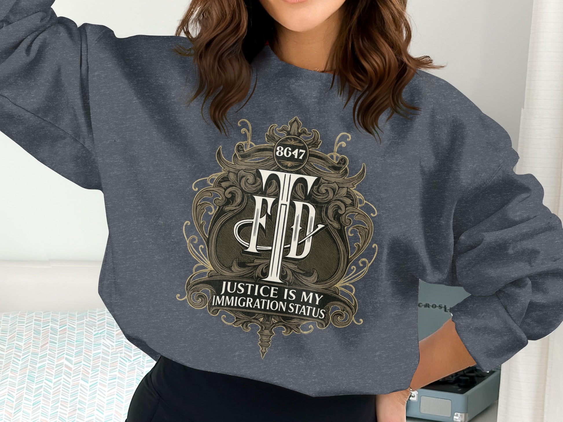 Justice is My Immigration Status Sweatshirt product