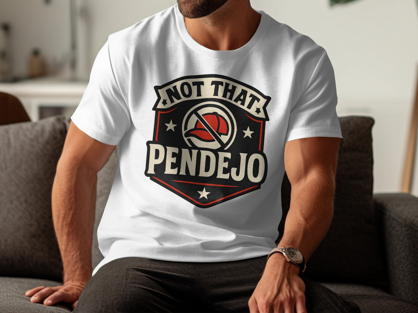 Not That Pendejo Badge Graphic Tee Shirt product type