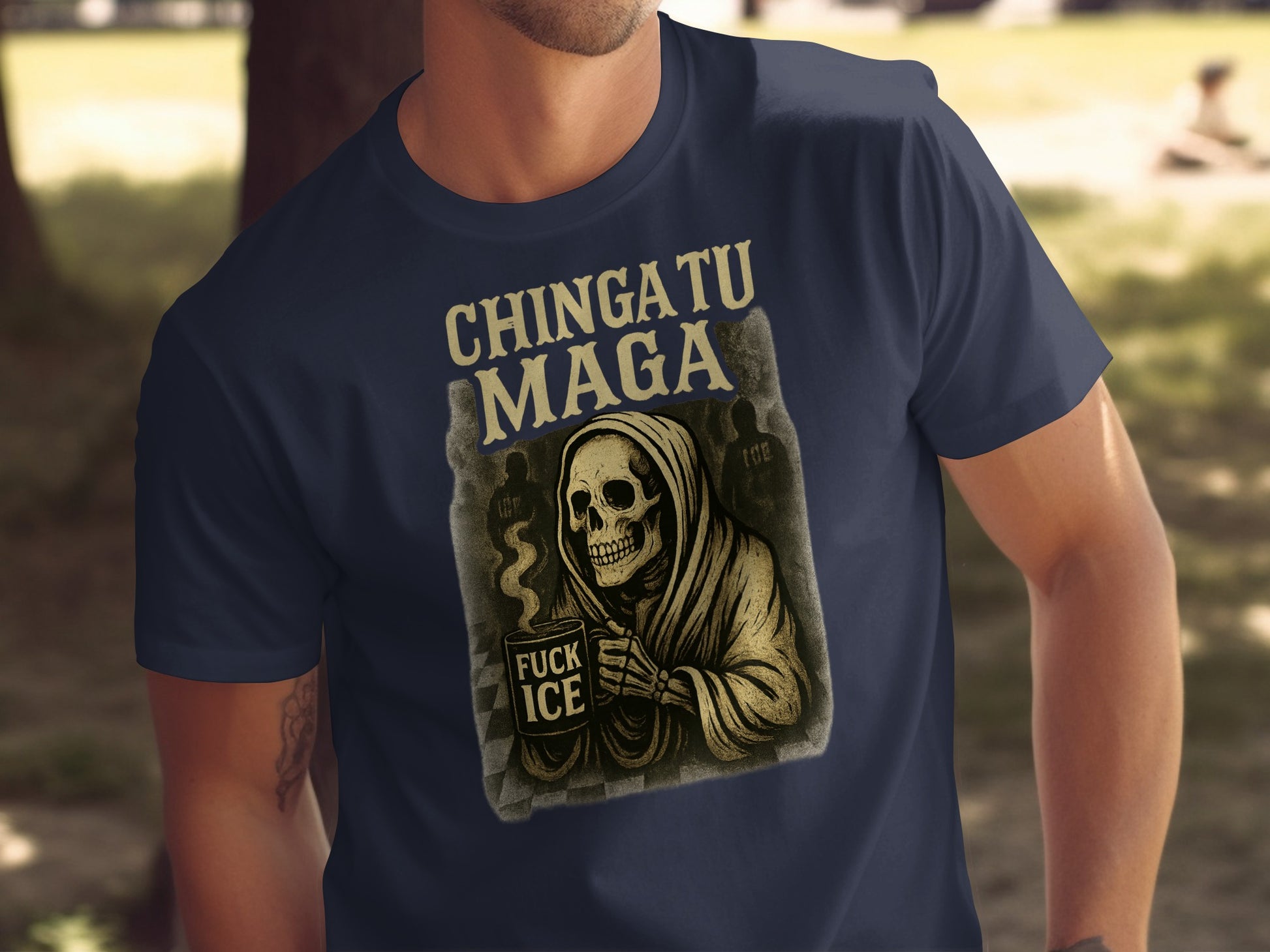Chingatu Maga Fuck Ice Skeleton Hoodie