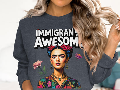 Immigrants Are Awesome Graphic Sweatshirt product type